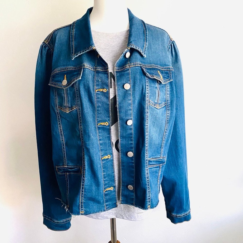 Nine West Denim Jean Jacket XL